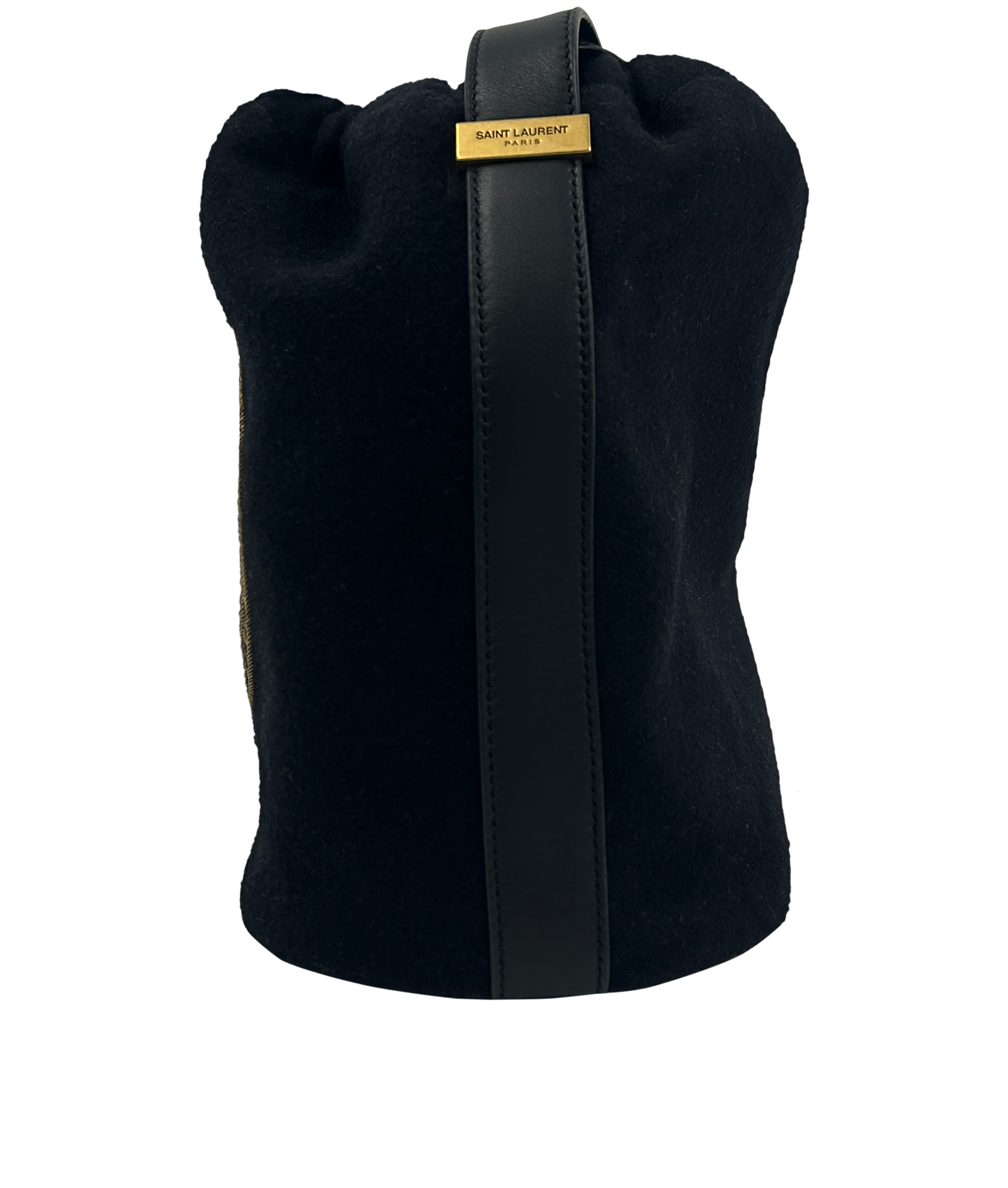 Rive Gauche Bucket con Pochette, 820&euro;, Bolso, Negro, Animal - Piel, Vista inferior